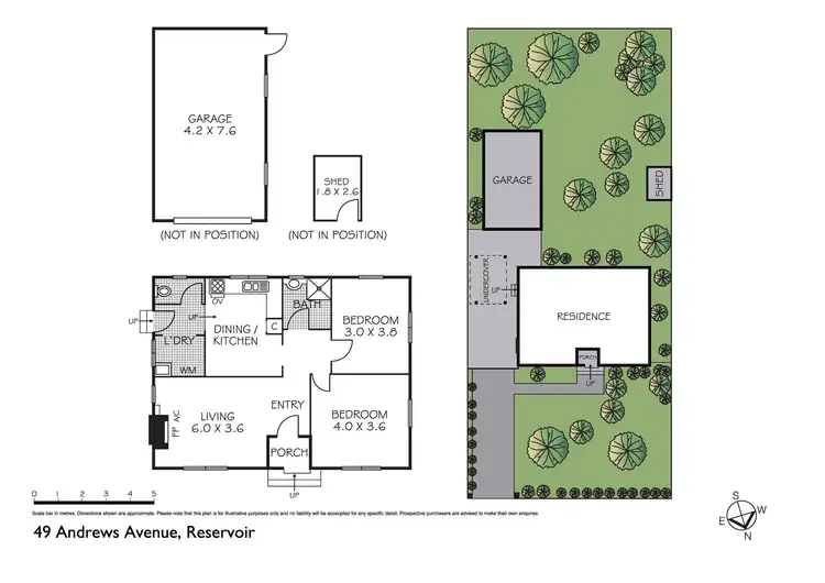Floorplan of Homely house listing, 49 Andrews Avenue, Reservoir VIC 3073