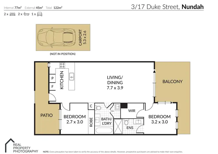 Floorplan of Homely unit listing, 3/17 Duke Street, Nundah QLD 4012