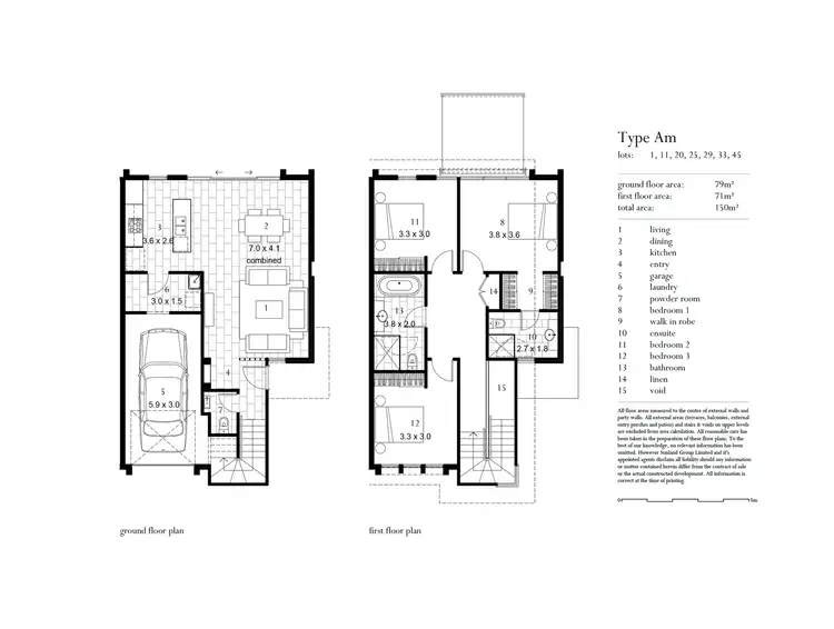 Floorplan of Homely townhouse listing, 1 Ancora Cresent, Hope Island QLD 4212