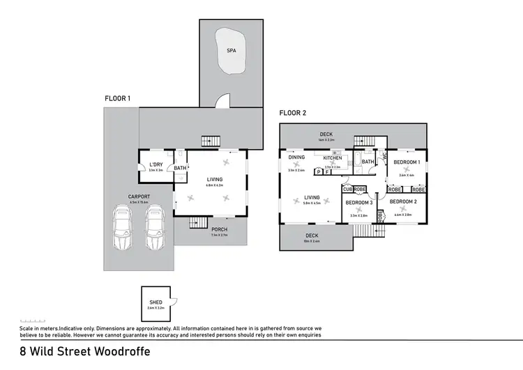 Floorplan of Homely house listing, 8 Wild St, Woodroffe NT 830