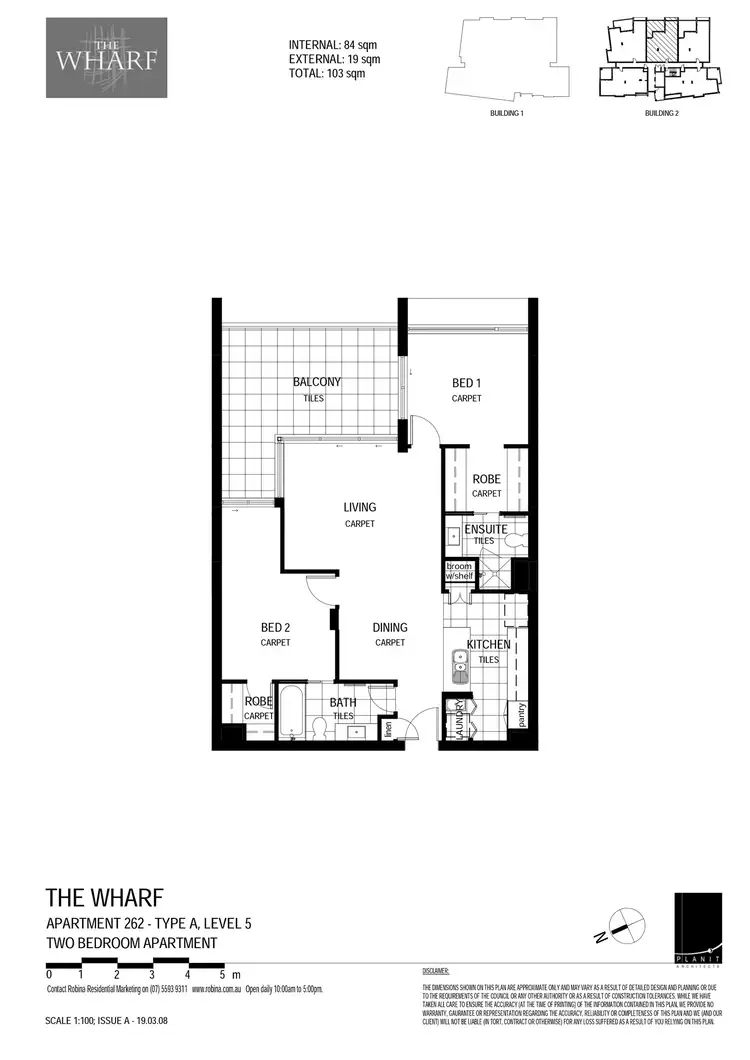Floorplan of Homely apartment listing, 5262B/129-133 Laver Drive, Robina QLD 4226