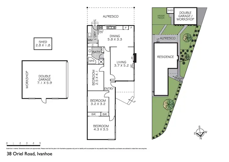 Floorplan of Homely house listing, 38 Oriel Road, Ivanhoe VIC 3079