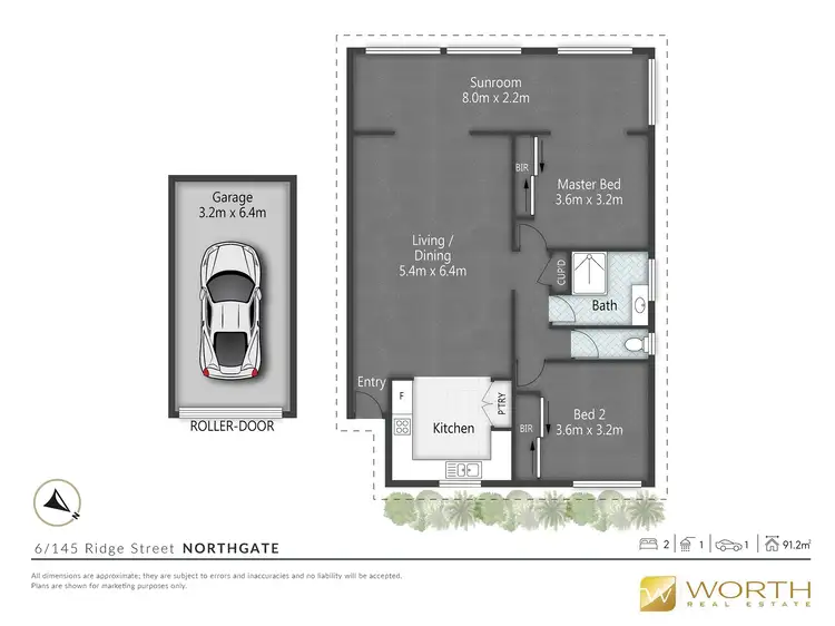 Floorplan of Homely unit listing, 6/145 Ridge Street, Northgate QLD 4013