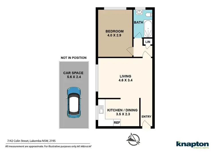Floorplan of Homely unit listing, 7/42 Colin Street, Lakemba NSW 2195