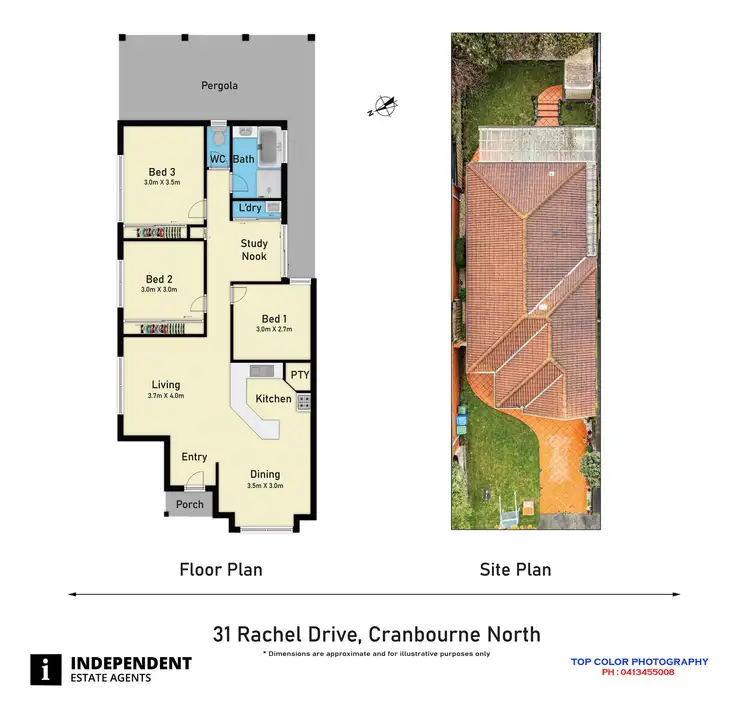 Floorplan of Homely house listing, 31 Rachel Drive, Cranbourne North VIC 3977