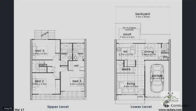 Floorplan of Homely townhouse listing, 71/1 Linear Drive, Mango Hill QLD 4509