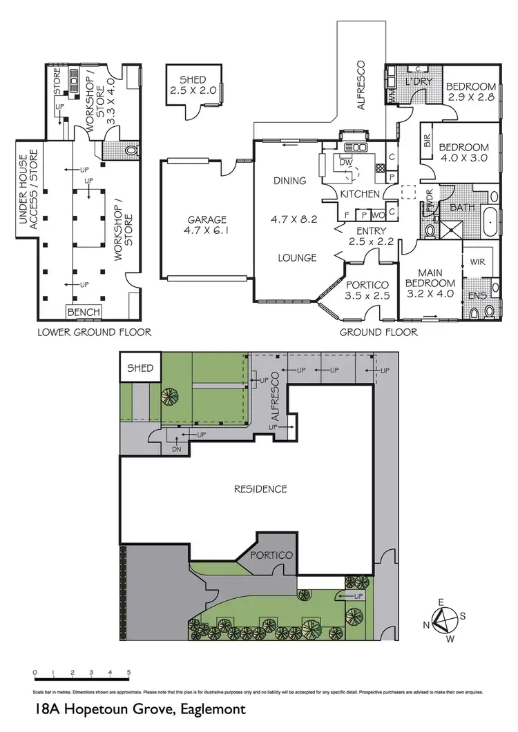 Floorplan of Homely house listing, 18A Hopetoun Grove, Eaglemont VIC 3084