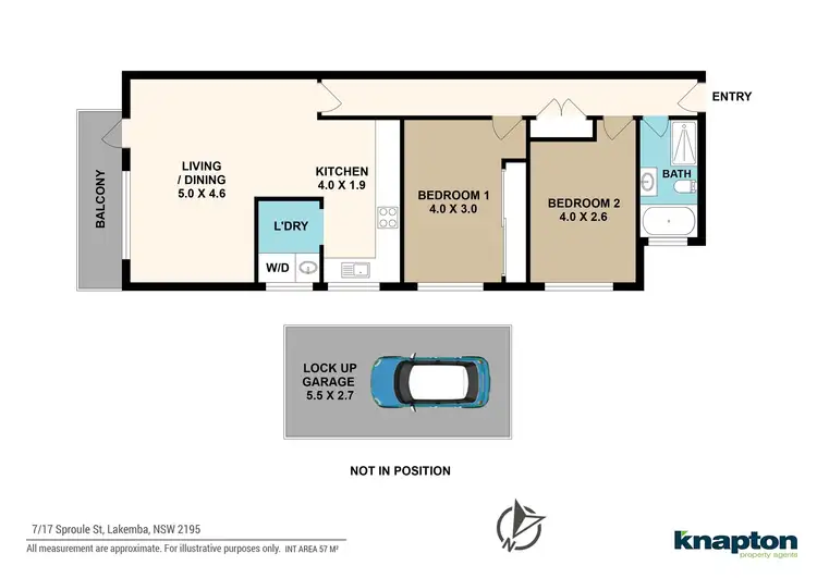 Floorplan of Homely unit listing, 7/17 Sproule Street, Lakemba NSW 2195