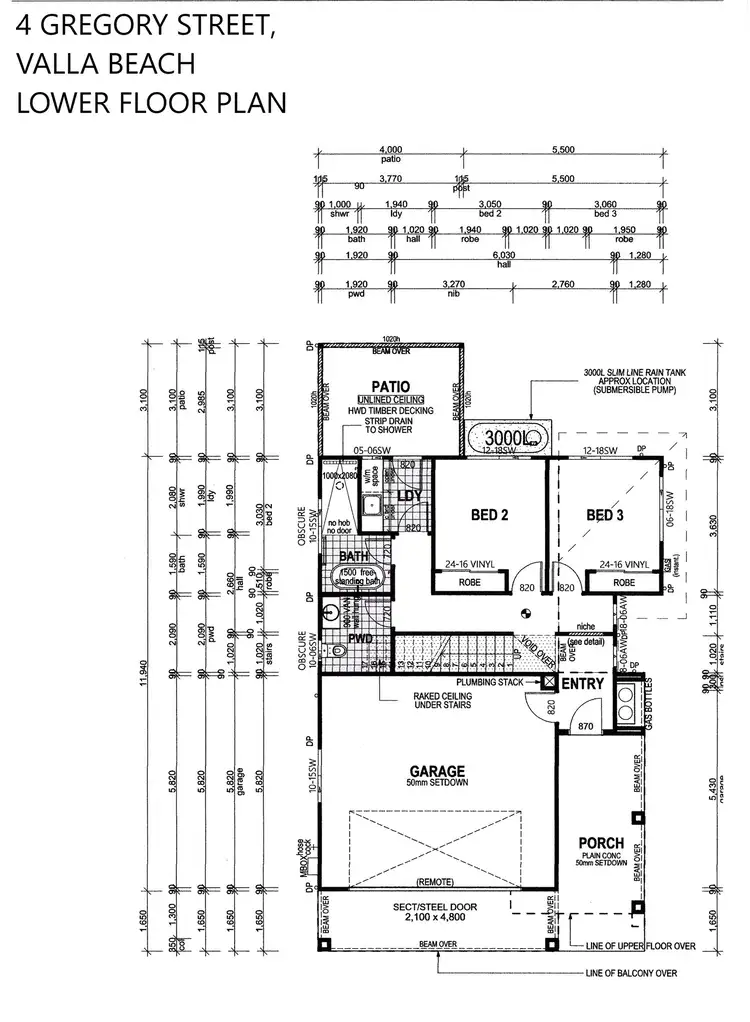 Floorplan of Homely house listing, 4 Gregory street, Valla Beach NSW 2448