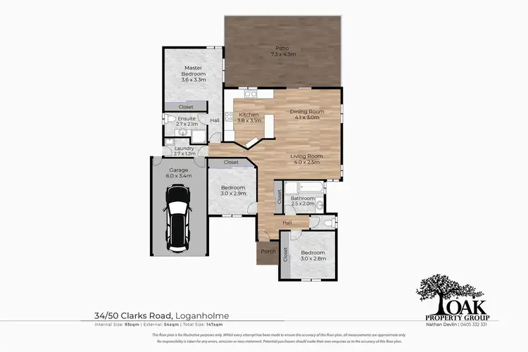 Floorplan of Homely villa listing, 34/50 Clarks Road, Loganholme QLD 4129