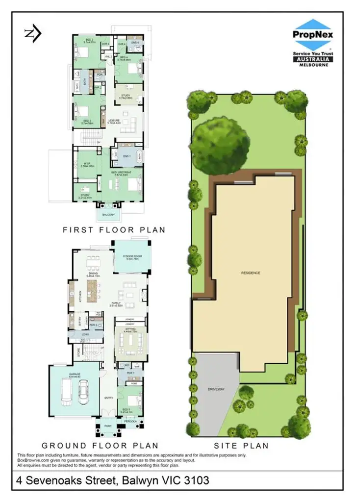 Floorplan of Homely house listing, 4 Sevenoaks St, Balwyn VIC 3103