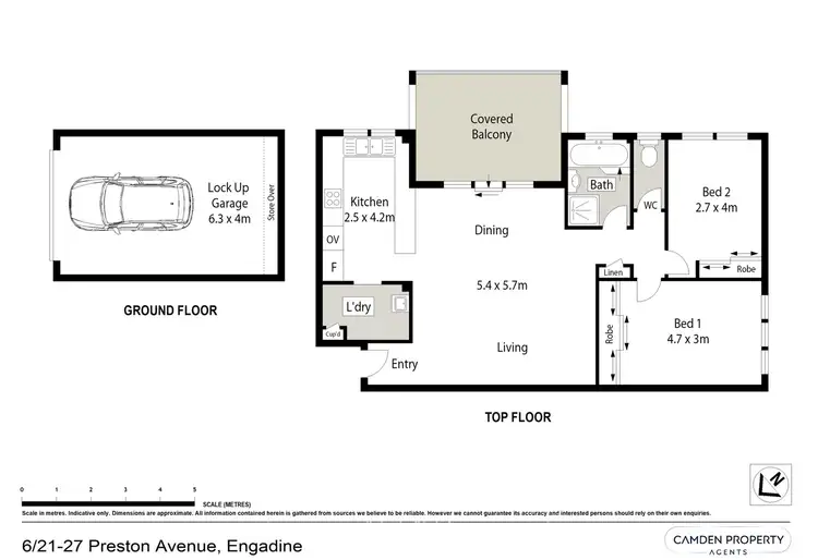 Floorplan of Homely apartment listing, 6/21-27 Preston Avenue, Engadine NSW 2233