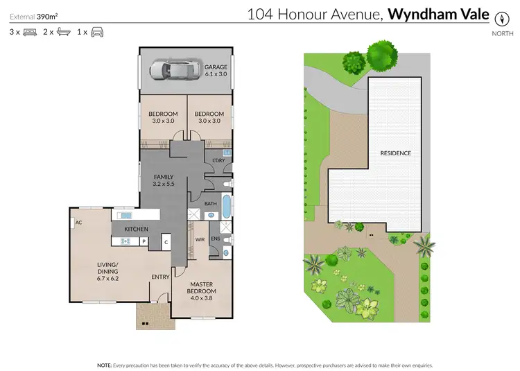 Floorplan of Homely house listing, 104 Honour Avenue, Wyndham Vale VIC 3024
