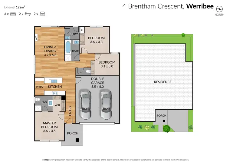 Floorplan of Homely house listing, 4 Brentham Crescent, Werribee VIC 3030
