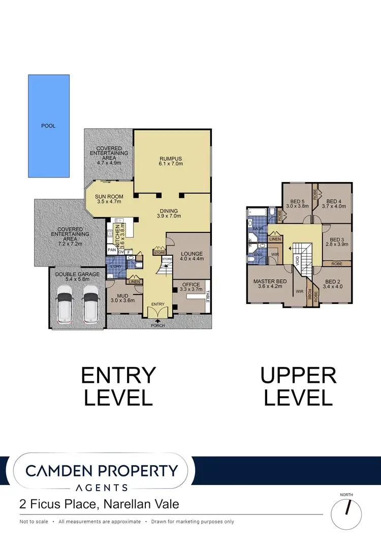 Floorplan of Homely house listing, 2 Ficus Place, Narellan Vale NSW 2567