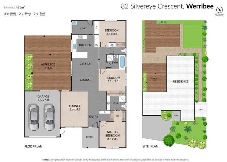 Floorplan of Homely house listing, 82 Silvereye Crescent, Werribee VIC 3030