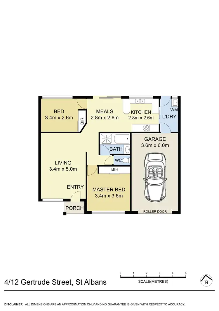 Floorplan of Homely unit listing, 4/12 Gertrude Street, St Albans VIC 3021