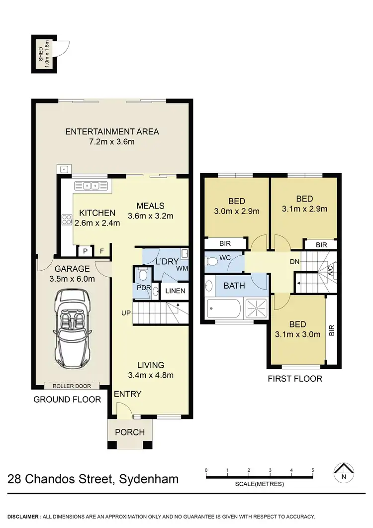 Floorplan of Homely townhouse listing, 28 Chandos Street, Sydenham VIC 3037
