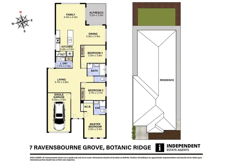 Floorplan of Homely house listing, 7 Ravensbourne Grove, Botanic Ridge VIC 3977