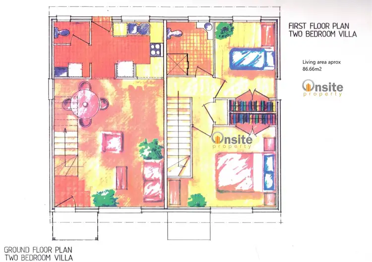 Floorplan of Homely townhouse listing, 28/15 Vitko St, Woodridge QLD 4114