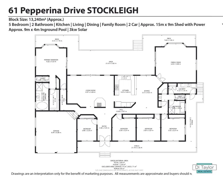 Floorplan of Homely house listing, 61-63 Pepperina Drive, Stockleigh QLD 4280