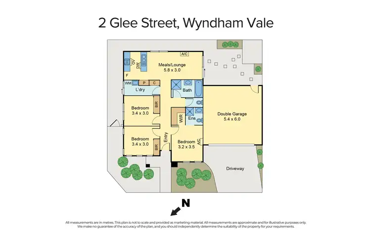 Floorplan of Homely house listing, 2 GLEE STREET, Wyndham Vale VIC 3024