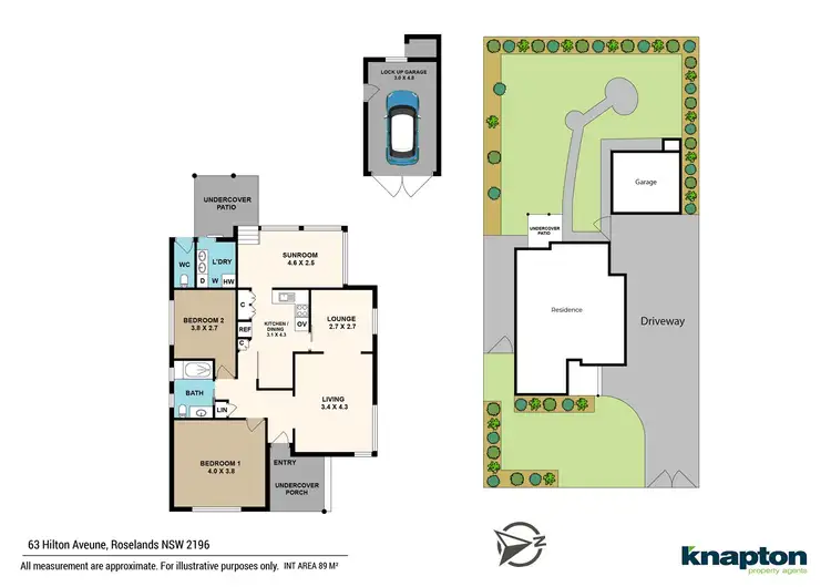 Floorplan of Homely house listing, 63 Hilton Avenue, Roselands NSW 2196