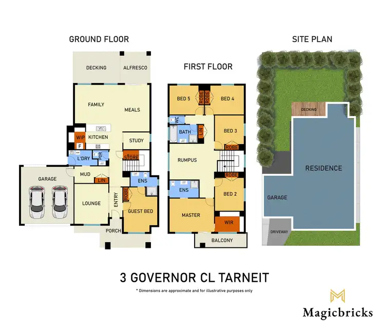 Floorplan of Homely house listing, 3 Governor Cl, Tarneit VIC 3029