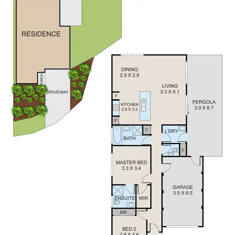 Floorplan of Homely house listing, 15 Denistoun Crescent, Cranbourne VIC 3977