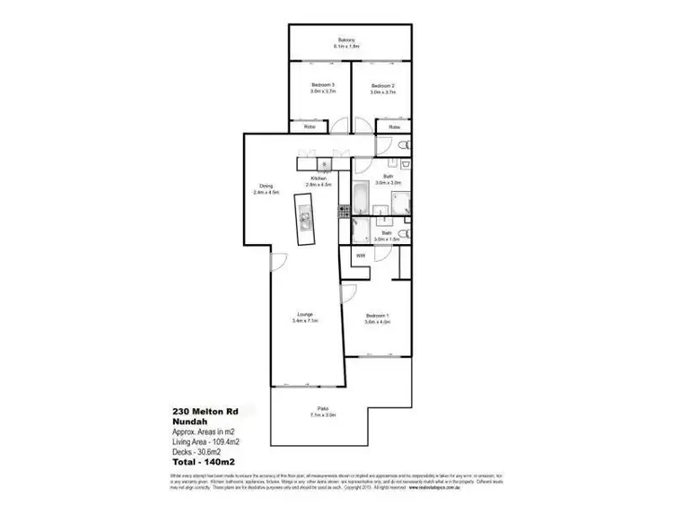 Floorplan of Homely unit listing, 44/230 Melton Road, Nundah QLD 4012