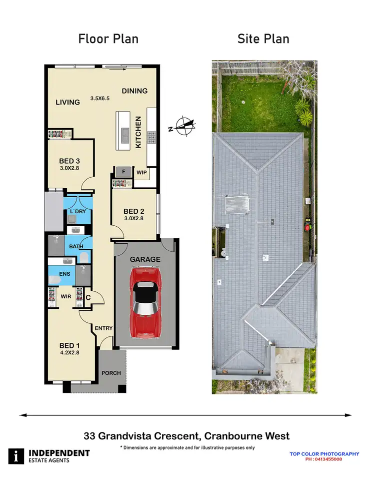 Floorplan of Homely house listing, 33 Grandvista Crescent, Cranbourne West VIC 3977
