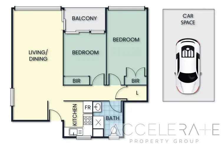 Floorplan of Homely unit listing, 8/205 Boundary Street, Spring Hill QLD 4000