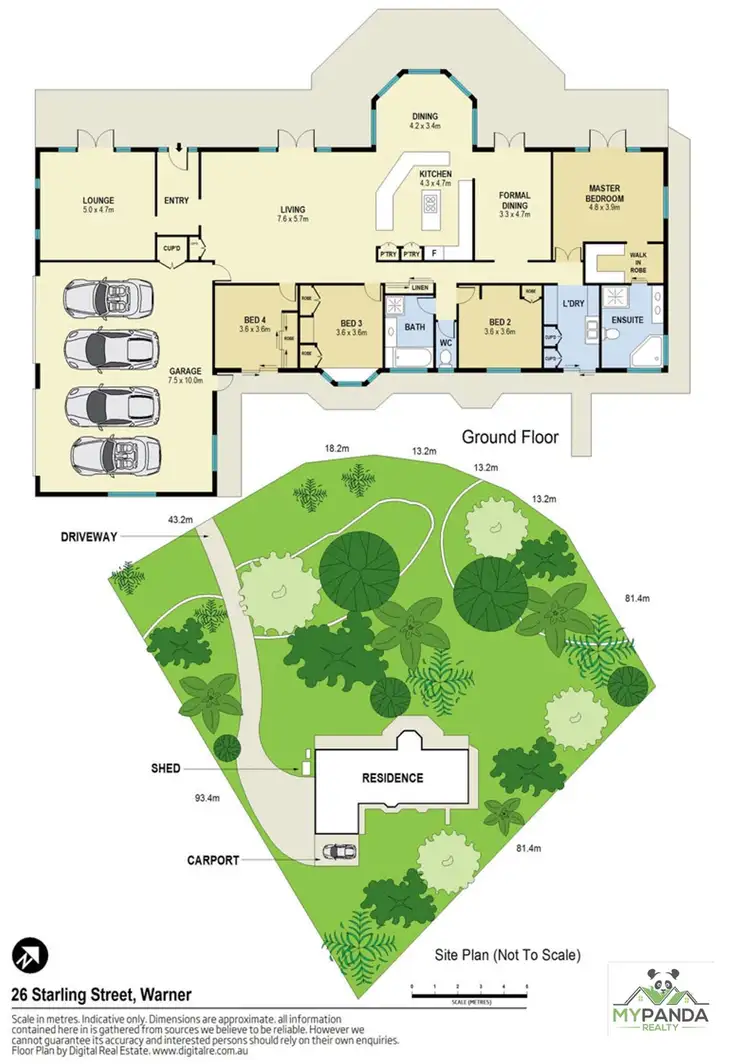 Floorplan of Homely rural property listing, 26 Starling Street, Warner QLD 4500
