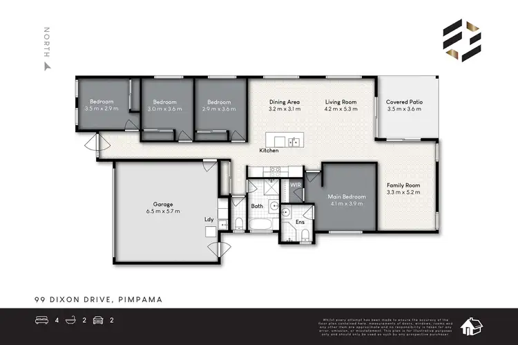 Floorplan of Homely house listing, 99 Dixon Drive, Pimpama QLD 4209