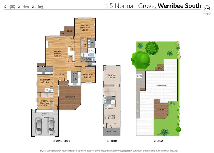 Floorplan of Homely house listing, 15 Norman Grove, Werribee South VIC 3030