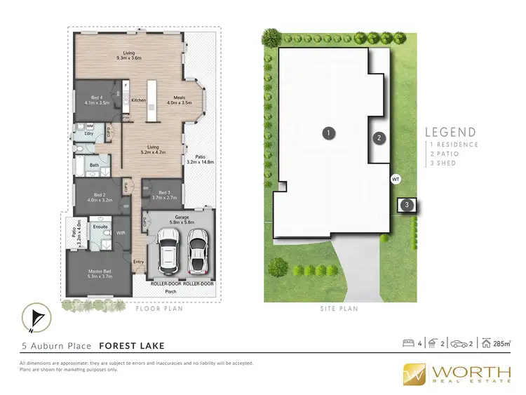 Floorplan of Homely house listing, 5 Auburn Place, Forest Lake QLD 4078