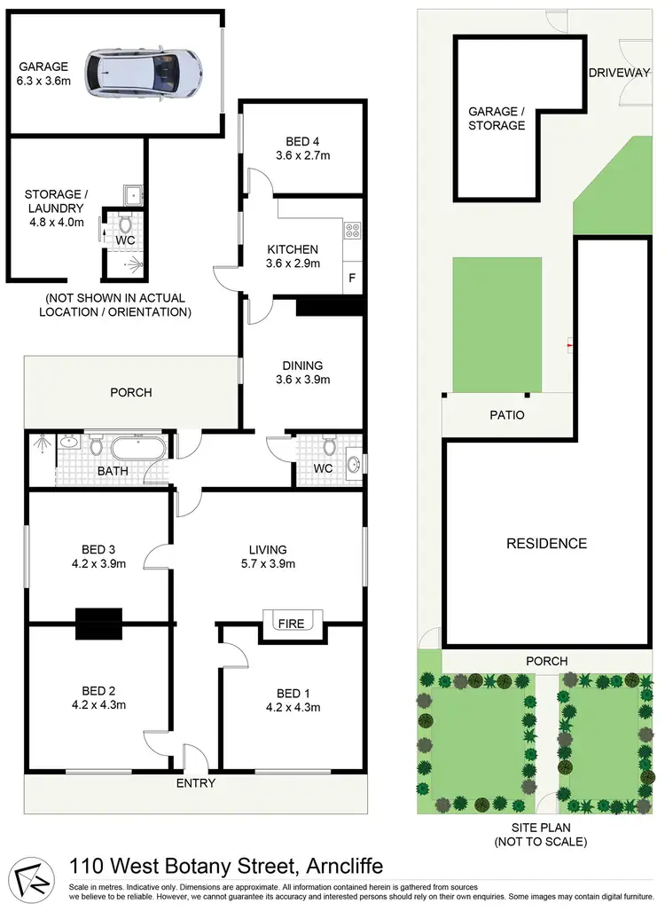 Floorplan of Homely house listing, 110 West Botany St, Arncliffe NSW 2205