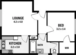 Floorplan of Homely apartment listing, Address available on request