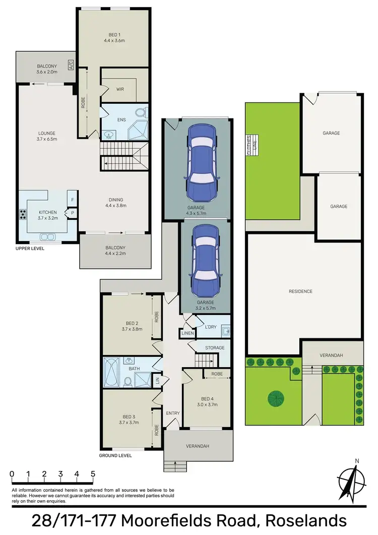 Floorplan of Homely townhouse listing, 28/171-177 Moorefields Road, Roselands NSW 2196