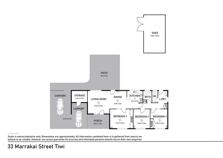 Floorplan of Homely house listing, 33 Marrakai St, Tiwi NT 810