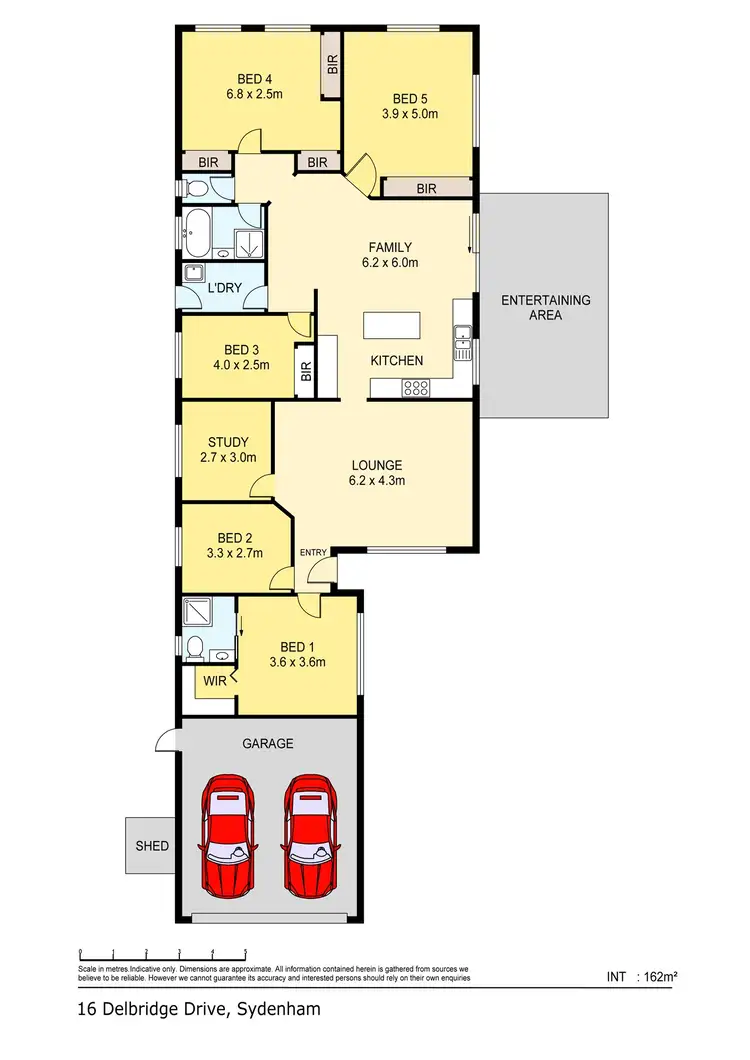 Floorplan of Homely house listing, 16 Delbridge Drive, Sydenham VIC 3037