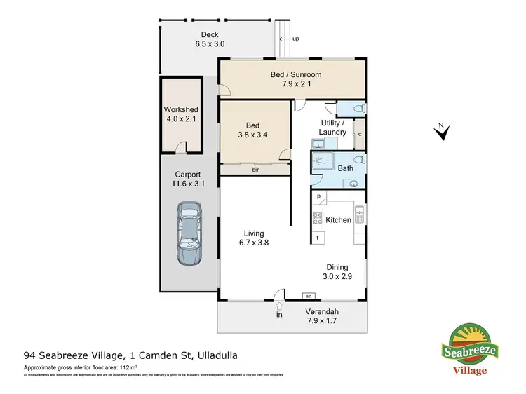 Floorplan of Homely house listing, 94/1 Camden St, Ulladulla NSW 2539