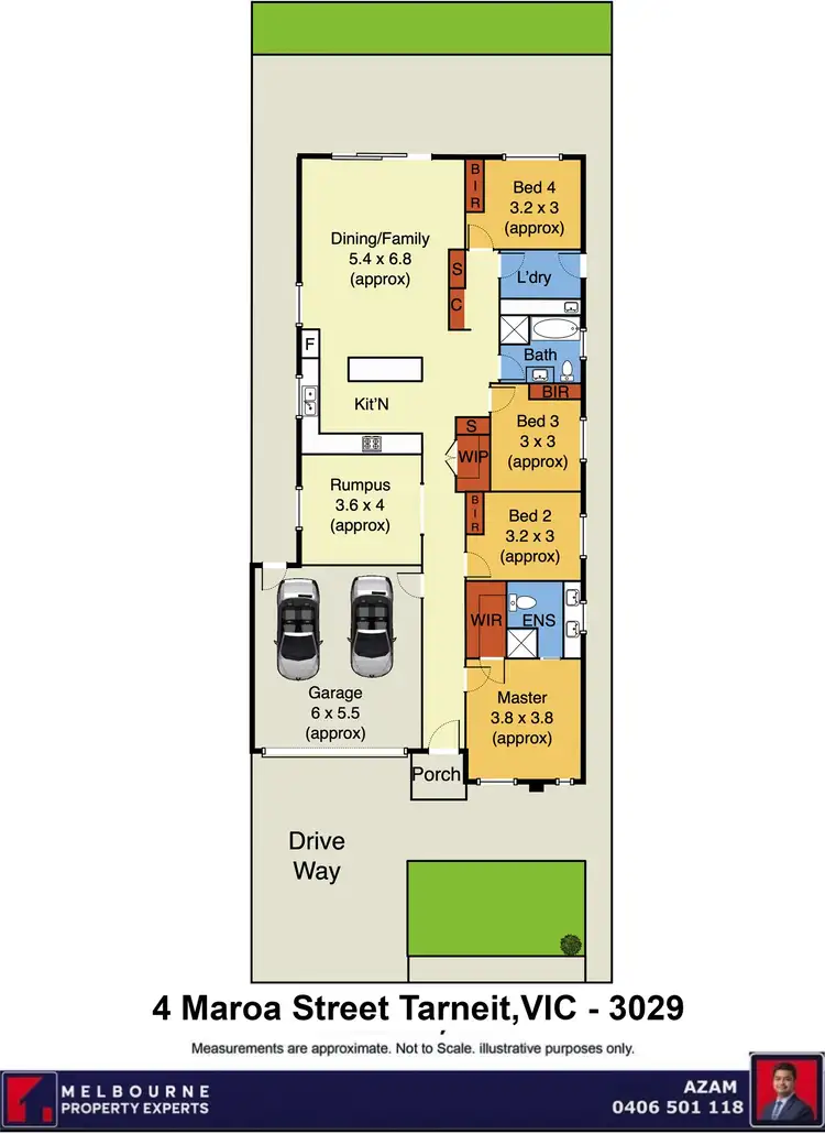 Floorplan of Homely house listing, 4 Maroa Street, Tarneit VIC 3029