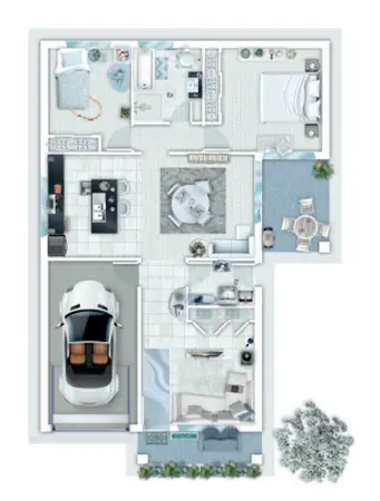 Floorplan of Homely townhouse listing, 7 Tourmaline Drive, Aberglasslyn NSW 2320