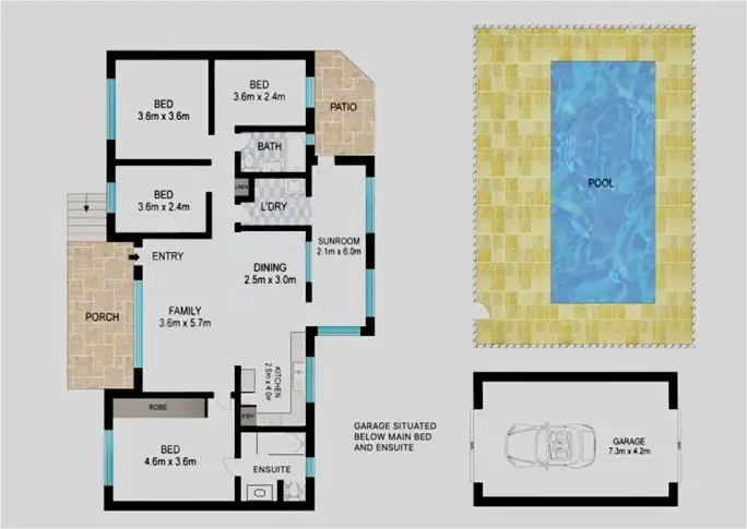 Floorplan of Homely house listing, 7 MOUNTVIEW CRESCENT, Urunga NSW 2455