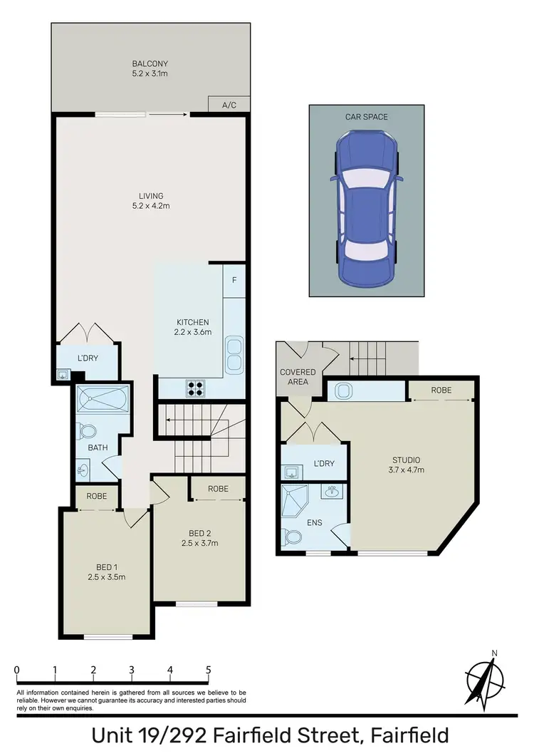 Floorplan of Homely apartment listing, 19/286-292 Fairfield Street, Fairfield NSW 2165