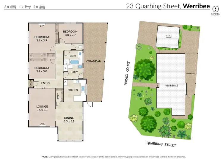 Floorplan of Homely house listing, 23 Quarbing Street, Werribee VIC 3030