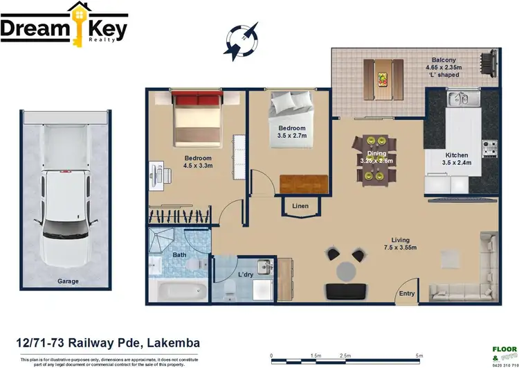 Floorplan of Homely unit listing, 12/71-73 Railway Pde, Lakemba NSW 2195