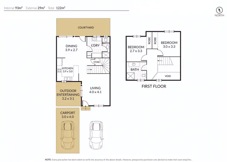Floorplan of Homely townhouse listing, 4/38 Venner Road, Annerley QLD 4103