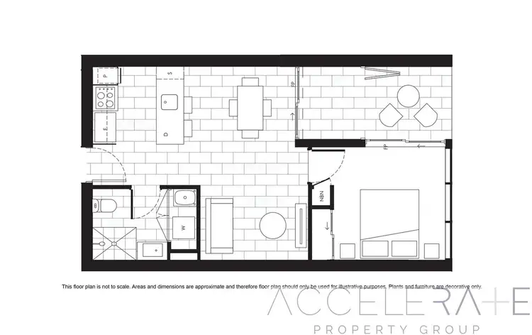 Floorplan of Homely unit listing, 22902/28 Merivale Street, South Brisbane QLD 4101